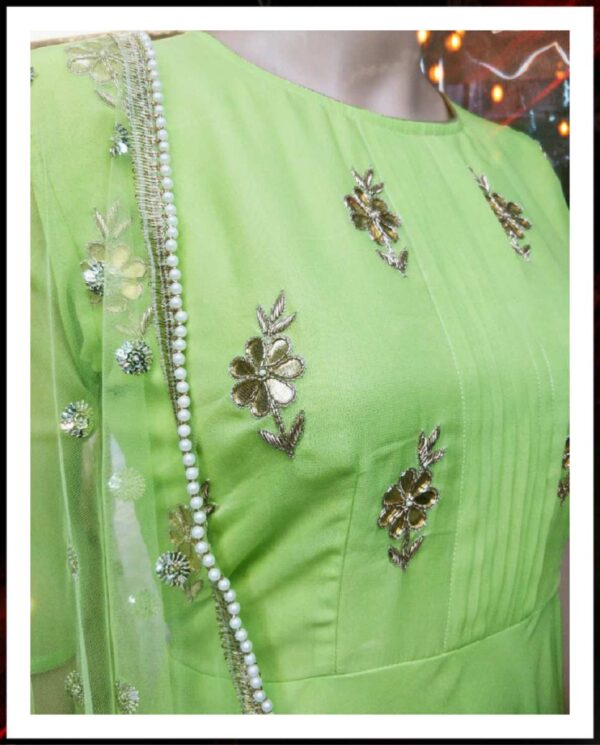 Mint Green Sharara Set - Image 3